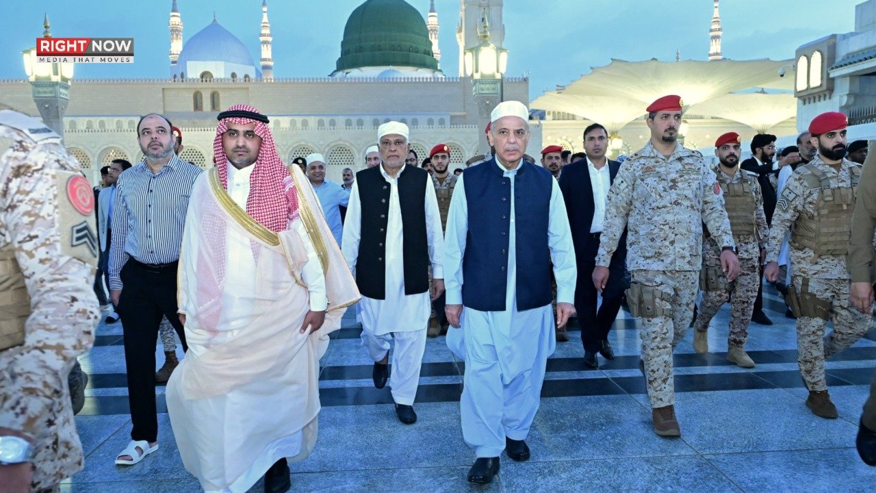 وزیرِاعظم شہباز شریف، مسجدِ نبوی حاضری اور دعائیں