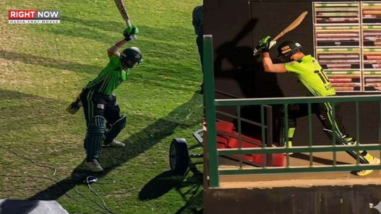 شاہین آفریدی، صفر پر آؤٹ ہونے کے بعد بلا توڑ دیا