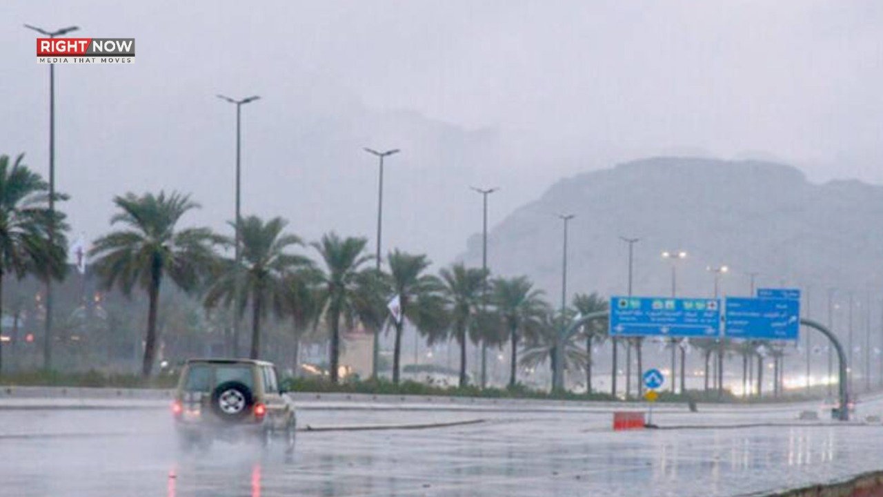 سعودی عرب، متعدد شہروں میں بارش سے گرمی کی شدت میں کمی