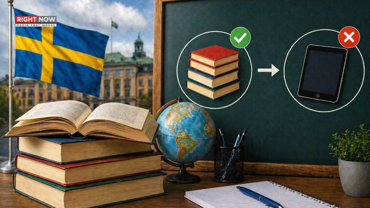 سوئیڈن، تعلیمی نظام میں روایتی کتابوں کی واپسی کا فیصلہ