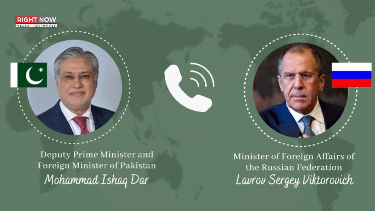 اسحاق ڈار، روسی وزیر خارجہ کا ٹیلیفونک رابطہ، اہم موضوعات پر تبادلہ خیال