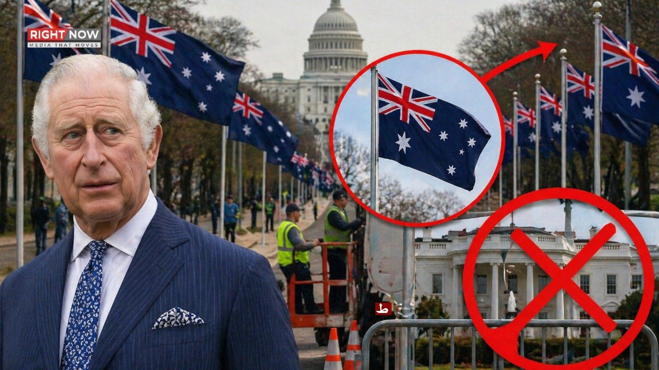 واشنگٹن میں شاہ چارلس کے دورے کے دوران پروٹوکول غلطی