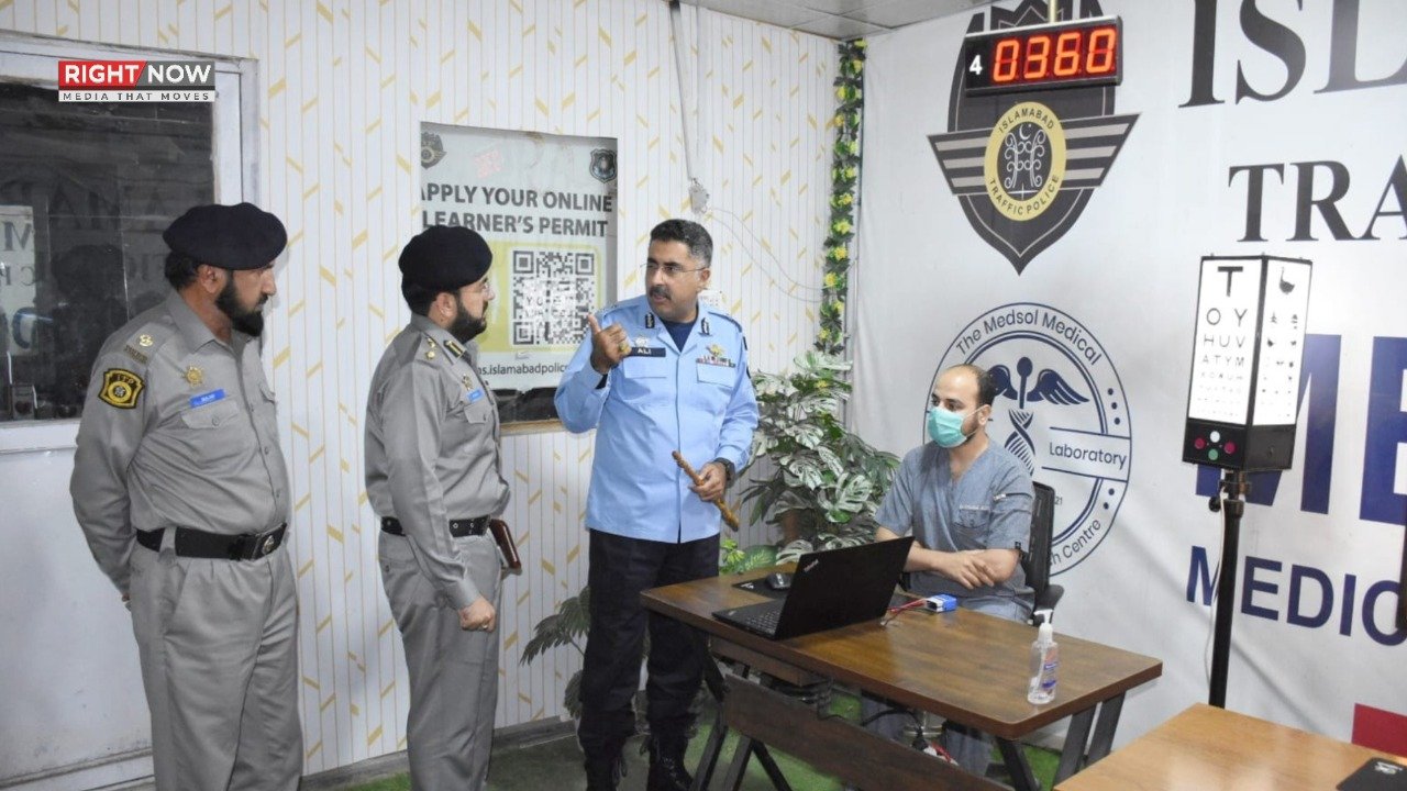 اسلام آباد ٹریفک لائسنسنگ کا عمل پیپر لیس