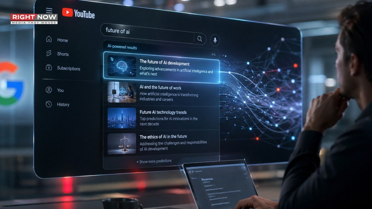 یوٹیوب میں اے آئی سرچ کی آزمائش شروع