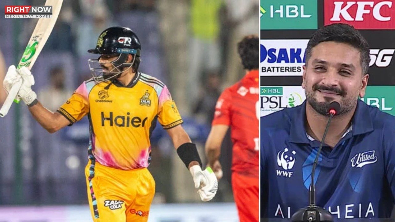 بابر اعظم کی شاندار بیٹنگ، رومان رئیس کی تعریف