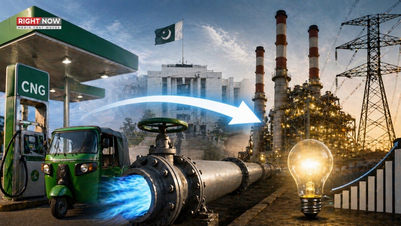 بجلی بحران کے حل کے لیے سی این جی گیس پاور سیکٹر کو منتقل
