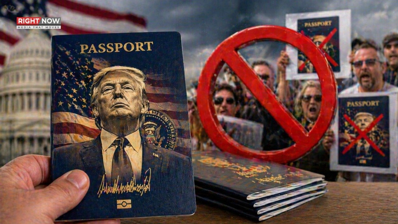 ٹرمپ کی تصویر والے یادگاری پاسپورٹ پر تنازع