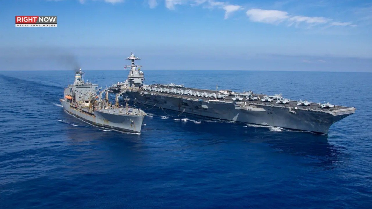 امریکی بحری بیڑا جیرالڈ فورڈ مشرق وسطیٰ سے واپس