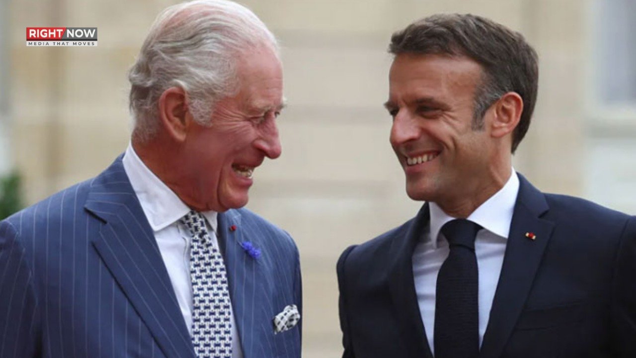 ٹرمپ پر چارلس کا طنز اور میکرون کا ردعمل