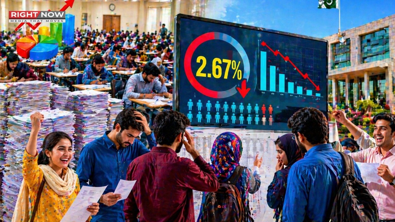 سی ایس ایس 2025 کے نتائج کا اجرا، کامیابی کی شرح 2.67 فیصد