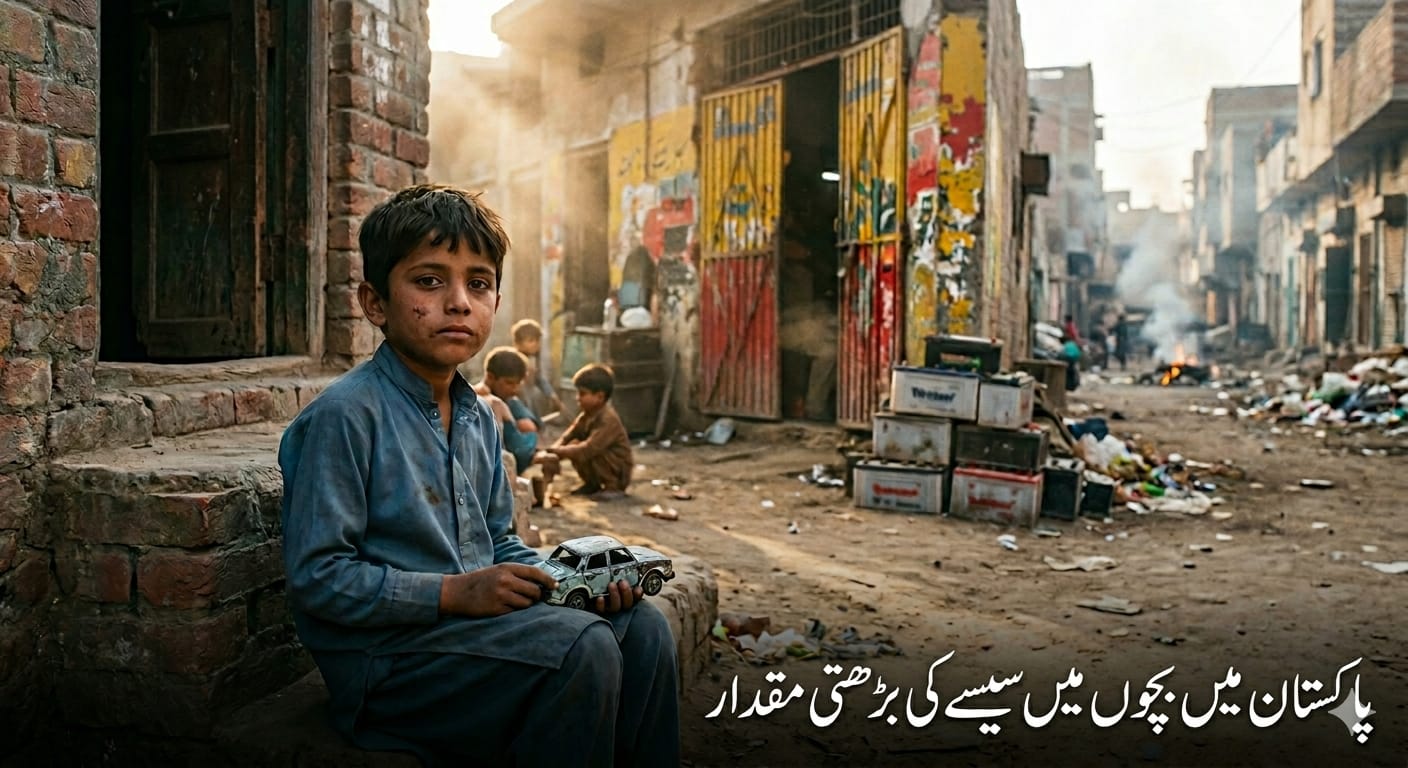پاکستان میں بچوں کے خون میں زہر! سیسے کی خطرناک موجودگی کا انکشاف