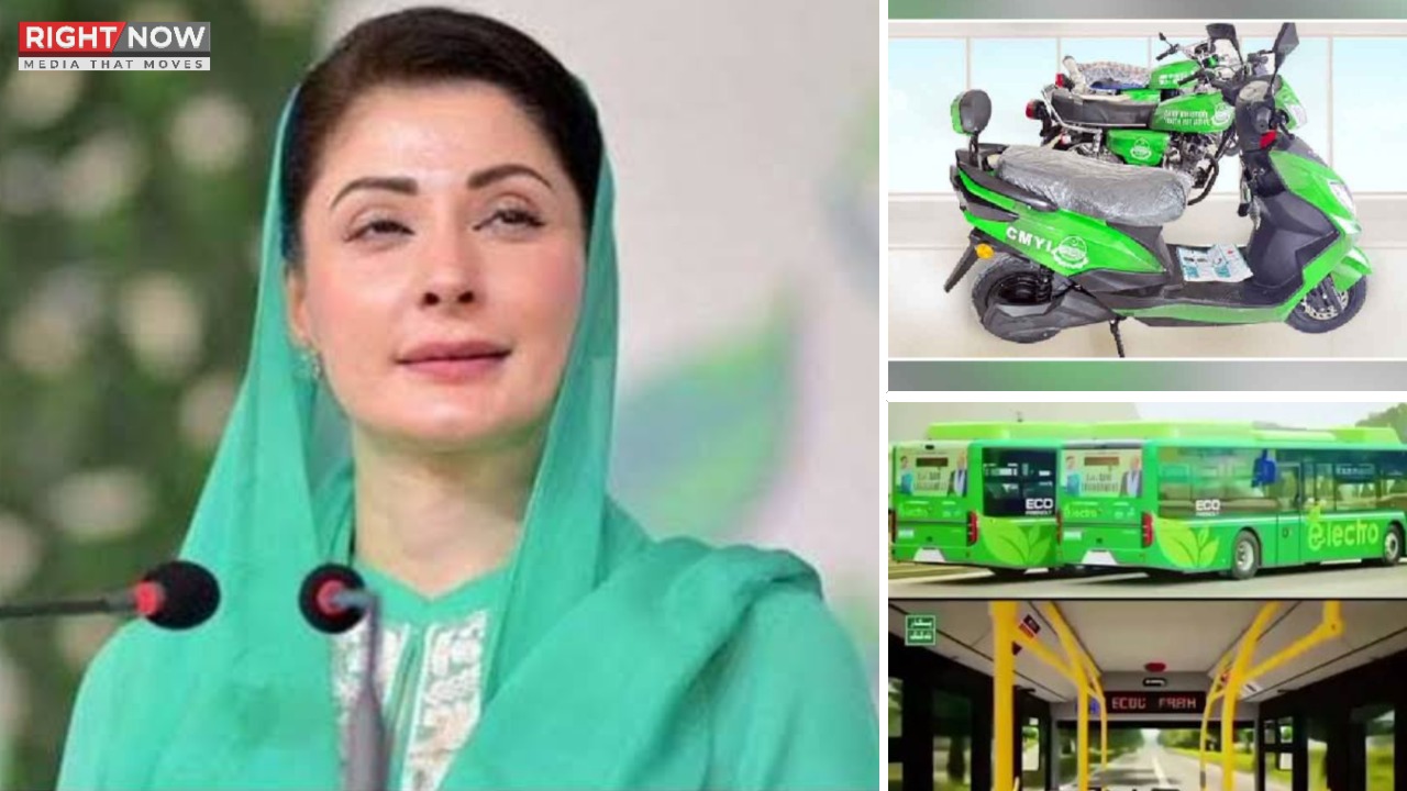 مریم نواز کا پنجاب میں 5 ہزار الیکٹرک بسیں اور طلبا کو ای بائیکس دینے کا اعلان