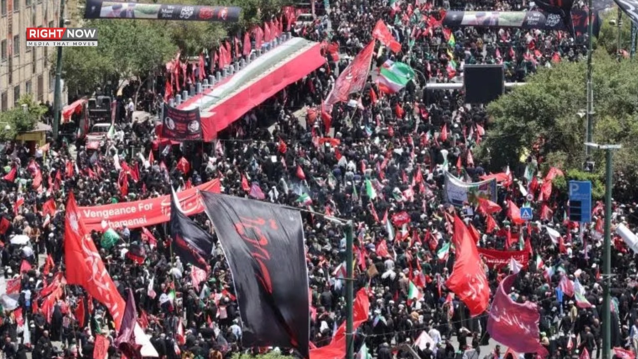 آیت اللہ علی خامنہ ای مشہد میں سپرد خاک، لاکھوں افراد کی شرکت
