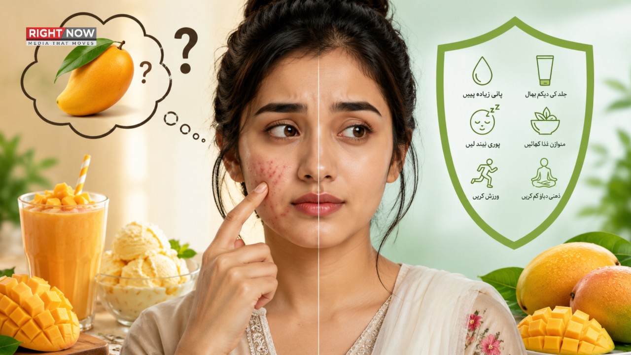 کیا آم کھانے سے واقعی چہرے پر دانےنکلتے ہیں؟