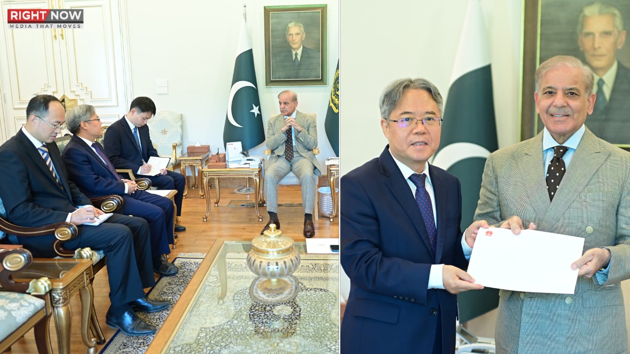 وزیراعظم شہباز شریف سے چینی سفیر کی ملاقات، باہمی تعلقات مستحکم کرنے پر زور