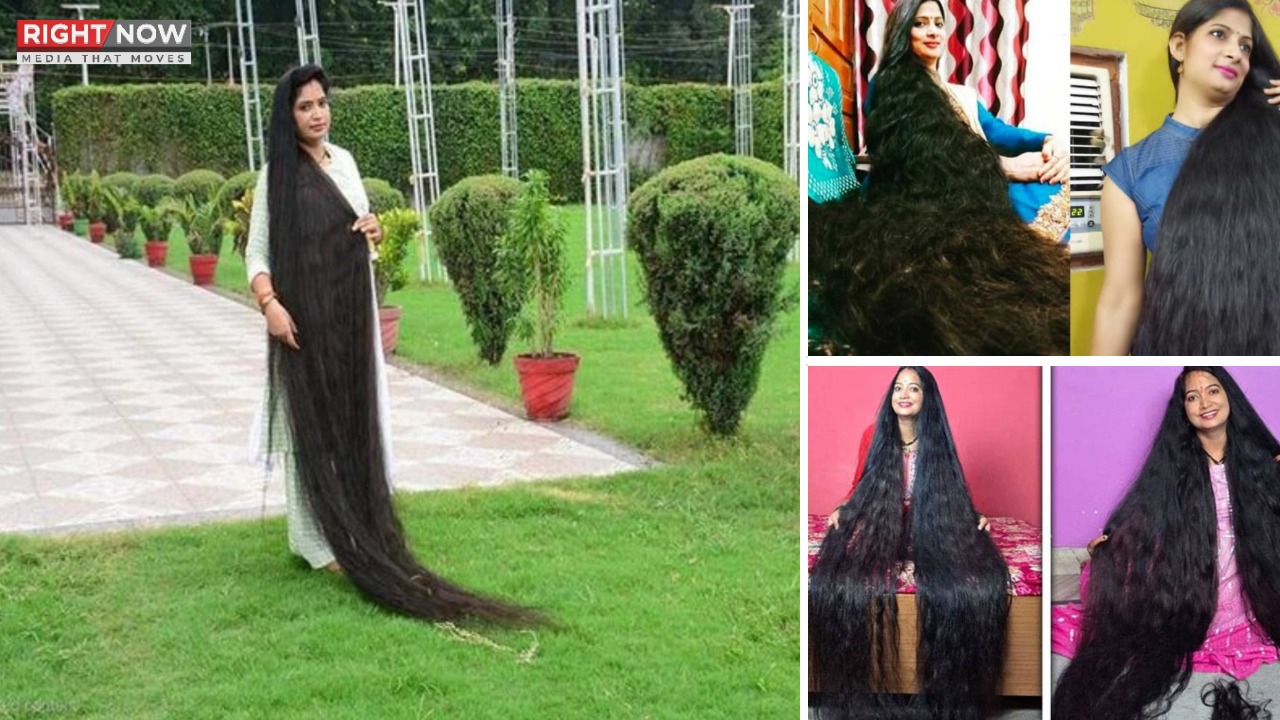 بھارتی خاتون نے 9 فٹ لمبے بالوں کا عالمی ریکارڈ توڑ دیا، حسن کی نئی علامت