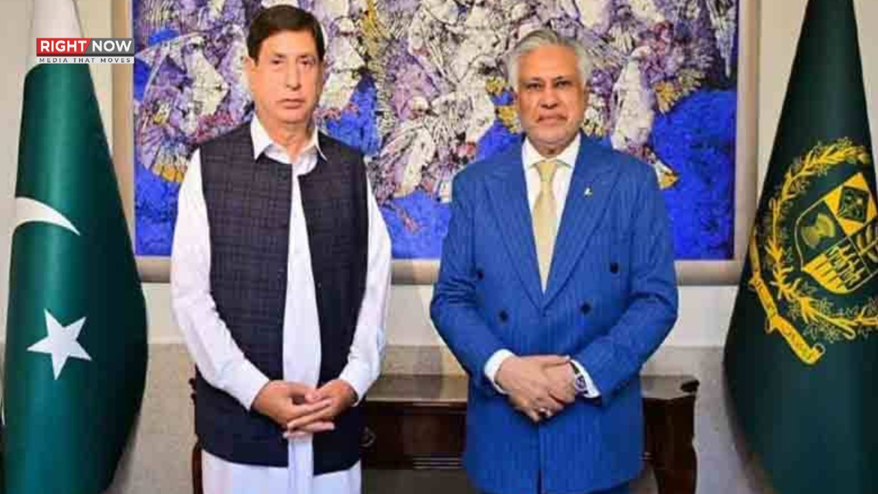 اسحاق ڈار سے صدر ن لیگ آزاد کشمیر کی ملاقات، حکومت سازی پر گفتگو