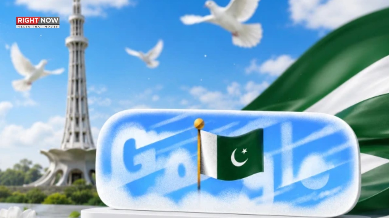 پاکستان کے یوم آزادی پر گوگل کا منفرد انداز، سبز ہلالی پرچم کا ڈوڈل
