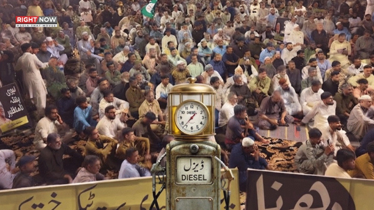 جماعت اسلامی کا دھرنا جاری، پیٹرولیم مصنوعات کی قیمتوں پر احتجاج